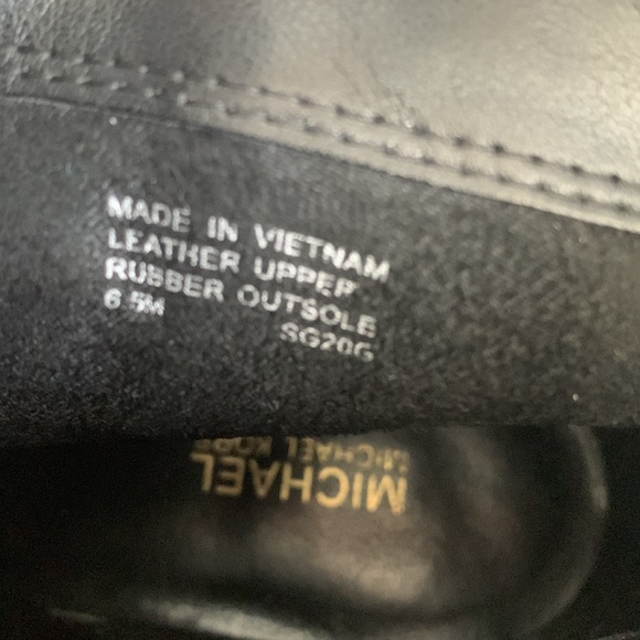 MICHAEL KORS black & brown booties size 6.5 - Picture 6 of 8